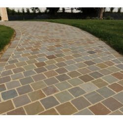 Pavé grès multicolor